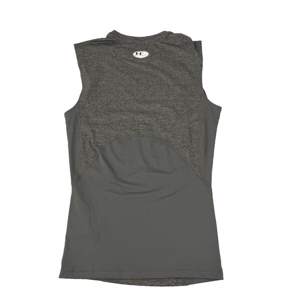 New Mens Under Armour Compression Short Sleeve Tank Top Size Medium Workout Gym - Picture 6 of 8